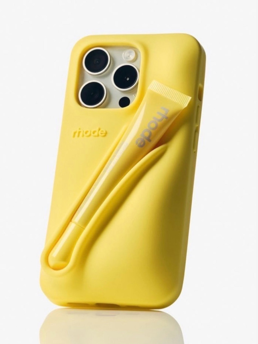 RHODE iPhone 14 Pro Lemontini Phone Case for Rhode Lip Gloss